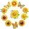 10 Stück Diamond Painting Untersetzer mit Halter, Diamond Painting Erwachsene, Wiederverwendbare DIY Sonnenblume Tassenuntersetzer mit Diamanten und Montagewerkzeuge fur Tassen,Vasen, Kerzen Dekoratio