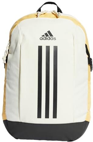 adidas Unisex Power Backpack, Ivory/Semi Spark/Black, One size