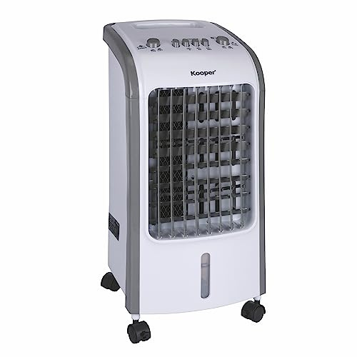 KOOPER Raffrescatore 3 in 1, raffresca, umidifica e ventila, 4 l 80 W, con ruote, Smart Fresh