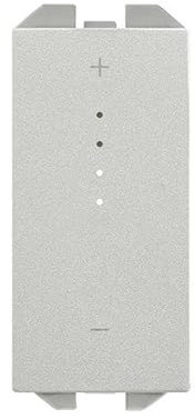 SIMON 270 | Master interruptor regulable iO con tecla estrecha aluminio 21001121-093