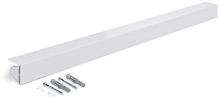 ERSATZKASSETTE DUSCHROLLO WEISS ODER SCHWARZ FÜR ERSATZROLLEN VON 60 CM BIS 180 CM (186 cm breit, Weiss)