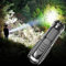 RLEHJN Taschenlampe LED Aufladbar 2 Stück Extrem Hell Taschenlampe Ipx7 Wasserdicht Flashlight Mini Handlampe Portable Household Durable Taschenlampe Für Notfälle Camping Outdoor Wandern