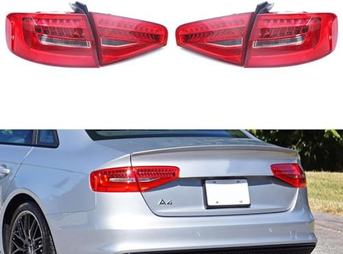 Wasserdichte Rückleuchten für Audi A4 B9 2013-2016,Bremslichter Sicherheit Licht Multifunktion Rücklicht Beleuchtung Autoteile,A/Outside right side