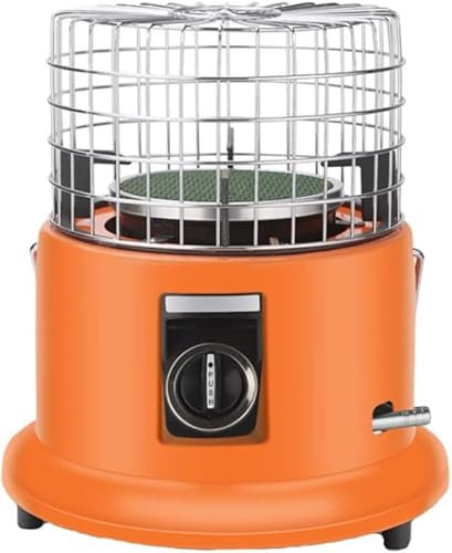 Wrobelax Petit chauffe-charbon portable, chauffage à mazout avec chauffage à gaz à flamme réglable, pour chauffer l'ébullition et le grillage, gaz liquéfié