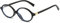 LJCZKA Ovale Blaulichtfilter Brille Damen Herren Kleine Ovale Brille Ohne Stärke y2k Anti-Müdigkeit für PC, TV und Handy