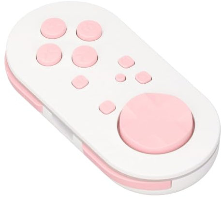 SENECESLI Drahtloser Controller, Tragbarer Controller Verbessert das Lernen, Kompatibel mit Switch für Wins für für OS X für, 14 RGB Lichteffekte, ABS Material (PINK)