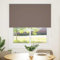 vidaXL Estor Enrollable Opaco Color Café 120x130 cm Tela Ancho 116,6cm, Estor día y Noche, Estor de Cocina, Estor Opaco Enrollable, Estor Opaco