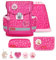Belmil Classy Plus Schulranzen Set 6-teilig mit extra Schlüsselanhänger (405-78AG/S/K) (Princess)