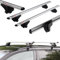 RIDIGO Dachträger für Opel Zafira 2 II B (ohne Löcher) 2005-2006 mit geschlossener (integrierter) Dachreling Silber