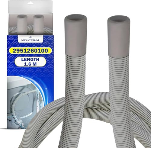 Tubo Scarico Asciugatrice 1,6 m con Codice Originale 2951260100 per Beko - Garanzia di 10 Anni - MONTERAL
