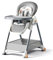 Magic ZC Baby Hochstühle Baby-Hochstuhl Kleinkind-Esszimmerstuhl mit 6 Verstellbaren Höhen und 3 Liegepositionen Multifunktional Faltbar Umwandelbar mit Abnehmbaren Doppeltabletts (808 Grey)