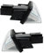 Knocery 2 Pièces Eclairages de Plaque Immatriculation, OEM 6340A3 6340.A3, Feux de laque Lampe de plaque d’immatriculation pour C3 C4 C5 206 207 307 308 406 407 Partner Berlingo