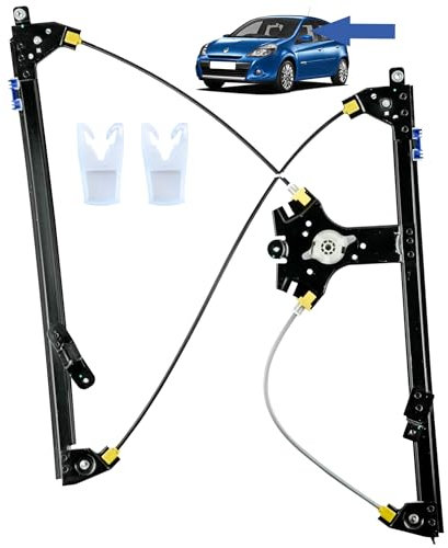 STARKIT PERFORMANCE Leve vitre compatible pour Clio 3 (2005-2012) lève-vitre avant gauche (côté conducteur) (5 portes). 8200843592, 8200291148, 800291145, 820029114