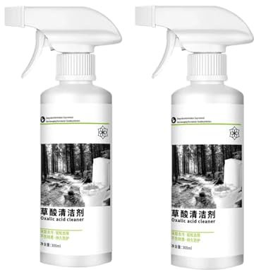 2 Stück 2025 Neu Stain Removal Cleaning Spray,Oxalsäure Reiniger, Oxalsäure Fleckenentferner,Mehrzweck-Oxalsäure-Fleckenentfernungsspray, Foam Cleaner,Oxalsäure-Toilettenreiniger