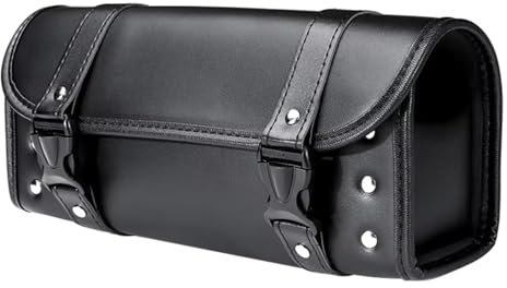 EDSXWUN Borsa Posteriore per Moto Compatibile con Yamaha per Piaggio Moto Laterali Impermeabili A Secchiello Borsa Forcella Anteriore Borsa Laterale Universale Rimovibile