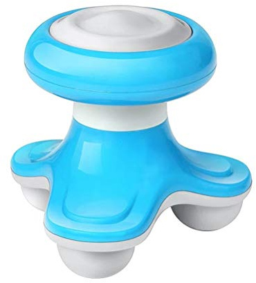 Itonash Mini Electric Massager, Passt Zum Körper, Leicht zu Tragen, Geeignet für Gesicht, Nacken, Arme usw. (Englisch blau)