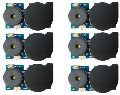 LUKIUP 6 Piezas Generador Ruido de Grillo, Generador de Sonidos Grillo 16 Sonidos Divertidos Bromas Chistes Gadgets Graciosos para Fiestas Casa