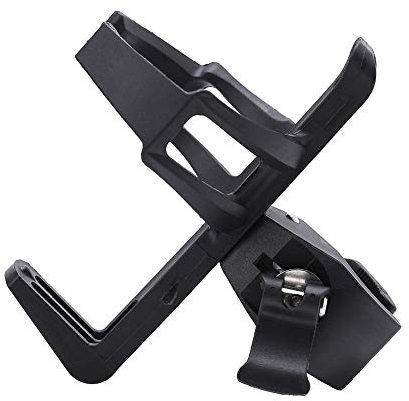 Fahrrad Flaschenhalter, PVC Schnellspanner Anti Slip 360 Grad Rotation Cup Drink Rack Käfig für Kinderwagen Motorrad(Schwarz)