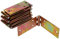 KOTARBAU Kistenband Lot de 10 charnières de meuble roulées en acier galvanisé pour dessus de porte 150 x 35 mm