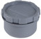 TAMPON DE VISITE MALE FEMELLE 32 40 50 PVC GRIS BOUCHON EVIER PLOMBERIE VASQUE EVACUTATION EAUX USEES MANCHON RACCORD (Diamètre 32mm)