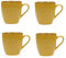 Set of 4 Rose and Tulipani Concerto Mug 430ml - Ocra Yellow
