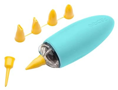 Pedrini Penna decoratrice Muffin Biscotti, Silicone, Rosa