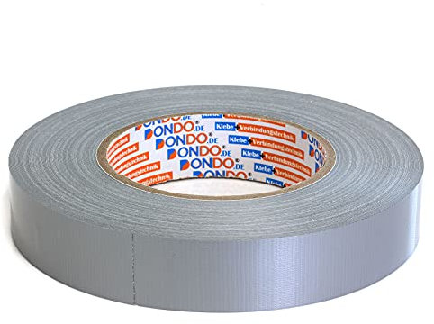 Panzertape Dontex-Pro Universal Gewebeband Gewebeklebeband Gewebeverstärktes Ductape silber 25mm x 50m