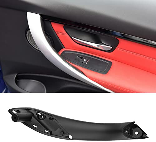 TTCR-II Kompatibel mit Türgriff Innen BMW 3er F30 F31 F34 F80 320i,328i,330i,335i,Kompatibel mit Türgriff Rechts Vorne BMW 4er F32 F33 F36 F83 428i,435i,M4 Rechts Vordertür Griffverkleidung-(Schwarz)