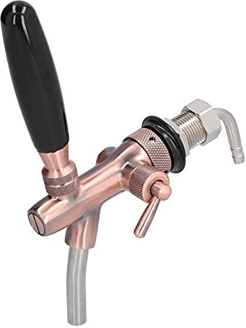 Robinet de Tirage de Bière G5/8 Raccord d'extrémité de Robinet de Fût de Bière Contrôleur de Débit pour Tiges et Tours de Bière