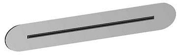 9089100 Schwallbrause aus Edelstahl 27x5 cm wandbündig FRATELLI FRATTINI