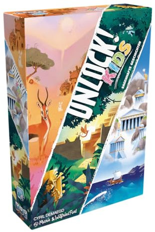 Asmodee, Unlock! Kids: Sagenhafte Geschichten, Kinderspiel, Rätselspiel, 1-4 Spieler, ab 6+ Jahren, 20 Minuten, Deutsch
