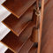 Real Wood Venetian Blind Brown,50x90cm 60x110cm 90x150cm 135x160cm Room Darkening Venetian Blinds,With 50mm Horizontal Slats,Wooden Blinds for Office,Home,WxH-80x180cm/31.5x71in