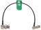 HangTon Right Angle DIN 1.0/2.3 to BNC 3G SDI Cable for Blackmagic Hyperdeck Shuttle ATEM DeckLink Studio Camera Video Assist Monitor AJA kona 4 RG174/U 30cm