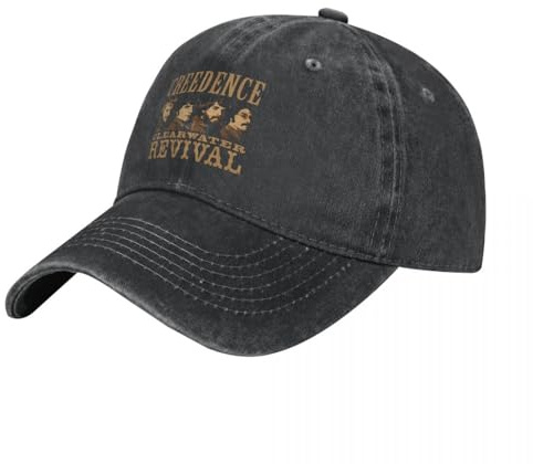 Creedence Clearwater Revival Denim Baseballkappe Rock Legend Outdoor Gym Hip Hop Hüte Sommer Classic Snapback Cap Geschenk