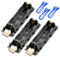 Lot de 3 boucliers d'extension de batterie 18650 V3 avec port micro USB, prend en charge Micro 5 V/2 A 3 V/1 A Sortie V3 Protection de la batterie avec câble, compatible avec Arduino, Raspberry Pi