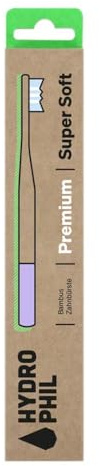 Hydrophil Bambus Zahnbürste, Premium Super Soft, sortiert Natur|Lilac Whsiper (1)