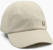 Fred Perry HW6726 Baseballkappe für Herren und Damen, klassisches Piqué-Design, Hellbeige und dunkles Karamell, Einheitsgröße