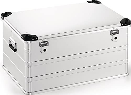 Aluminiumbox L782xB585xH410mm 157l m.Klappverschlu ss u.Stapelecken