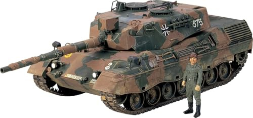 TAMIYA 35112 - 1:35 BW KPz Leopard 1A4 (1), Modellbau, Plastik Bausatz, Basteln, Hobby, Kleben, Plastikbausatz, Hellbraun, Grün, Braun, Schwarz