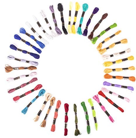 Craft Factory The Garnknäuel, 8 m lang, helle Farben, 36 Stück