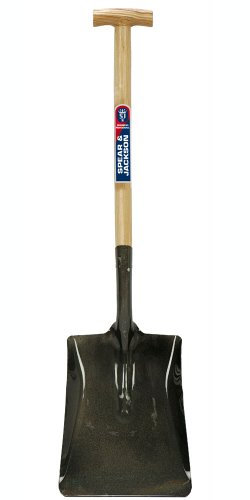 Spear & Jackson 2521HT No.4 Open Socket Square Mouth Contractors Shovel