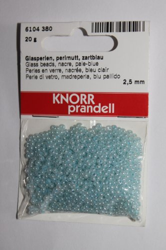 Knorr prandell Böhm.Rocaille 2,5mm 20g zartblau