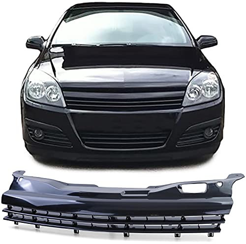 Sport Kühlergrill ohne Emblem Schwarz passend für Opel Astra H 04-06 Vorfacelift