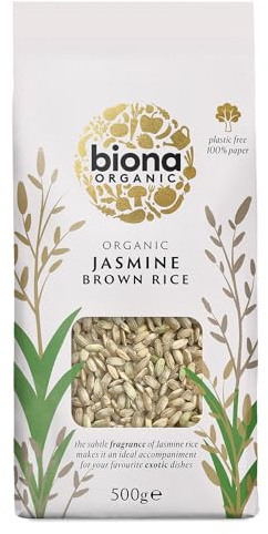 Biona Organic Jasmine Rice 500g (Pack of 6)