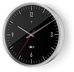 ZACK 60076 VIDA Wanduhr, Edelstahl matt