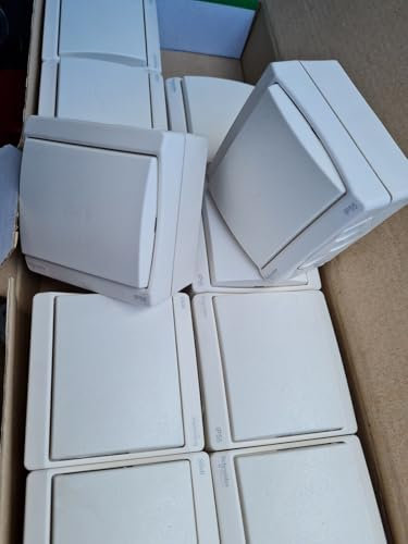 Schneider Electric – appareillage impermeable – Interruptor conmutado Mureva NF color blanco