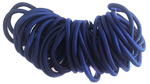 Allsorts® 36 Navy Endless Elastics Hair Bobbles Elastic Bands Hair Accessory