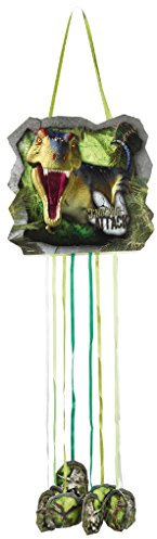 amscan 9900371 Piñata mit Motiv Dinosaur Attack