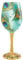 Lolita 4056857 - Verre a Vin - Beau comme Un Paon Verre Vert 22 x 8 x 8 cm