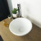 Boléa - Vasque à Poser Ronde 30 cm en Solid Surface - Design Contemporain pour Salle de Bain